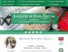 Tablet Screenshot of heir-line.co.uk